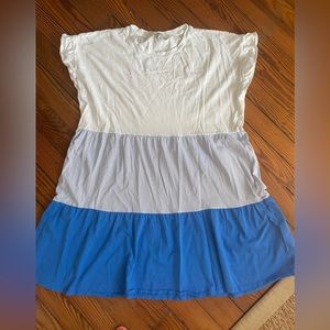 J Crew Factory XL Flutter Sleeve Dress GUC SFPF